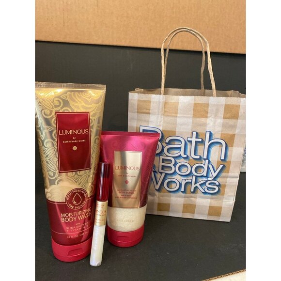 Bath & Body Works NEW “Luminous” 3-Pc Set